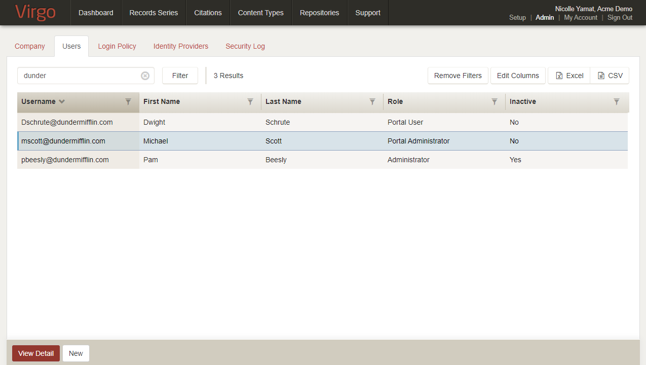 Administration and User Management